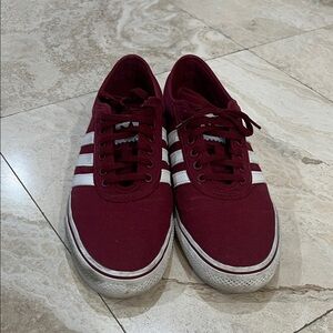 Burgundy Adidas Sneakers